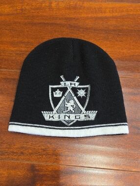 LA Kings Black & White Beanie